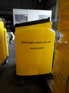 Used Cooking Oil Recycling Containers by New Orleans Cooking Oil Recycling